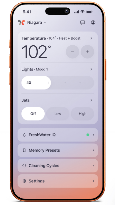 Enhance Your FreshWater IQ Experience with the New Caldera® Spas App.