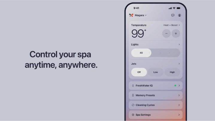 Watch FreshWater® IQ & the Caldera Spas App in Action.