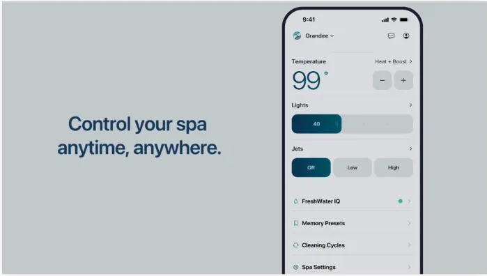 Watch FreshWater® IQ & the Hot Spring Spas App in Action.