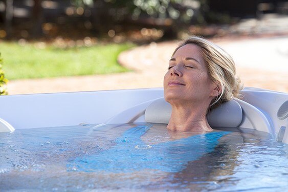 Woman Relaxes In A Hotspot Rhythm Spa 21